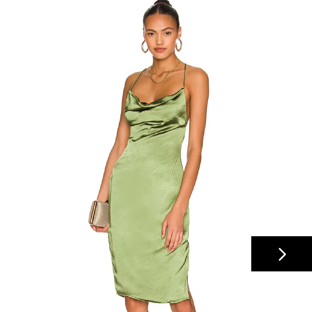 NWT Superdown Billie Drape Midi Dress - size XS